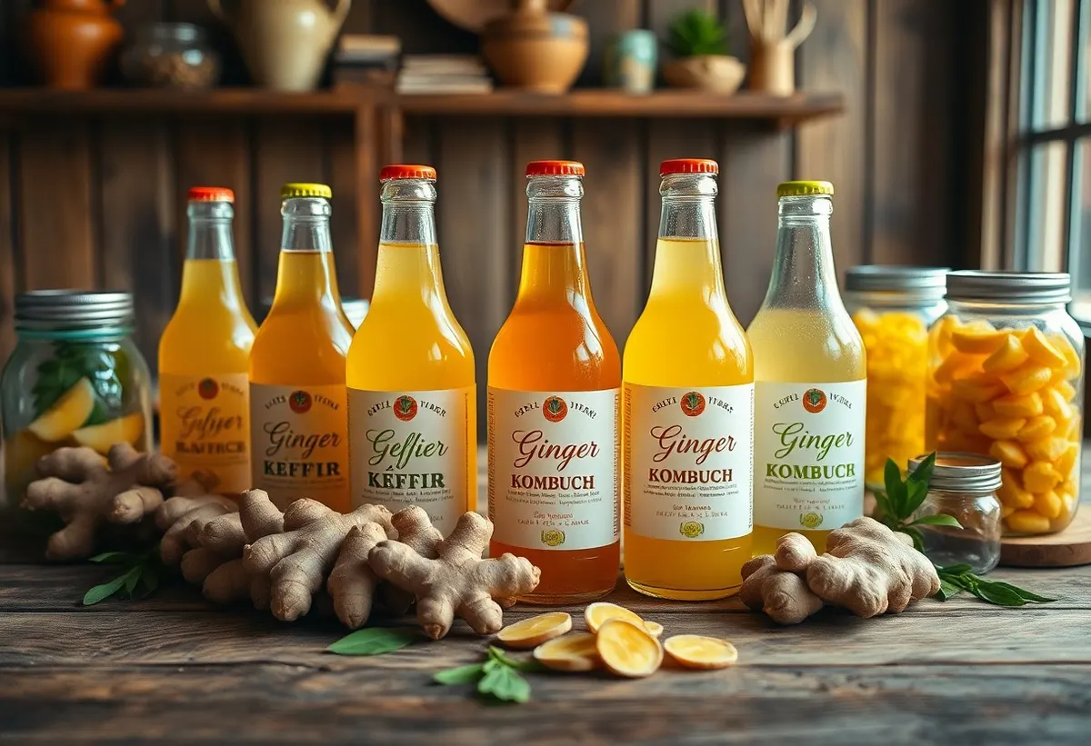 Kéfir, kombucha, ginger beer - les boissons fermentées reviennent en force