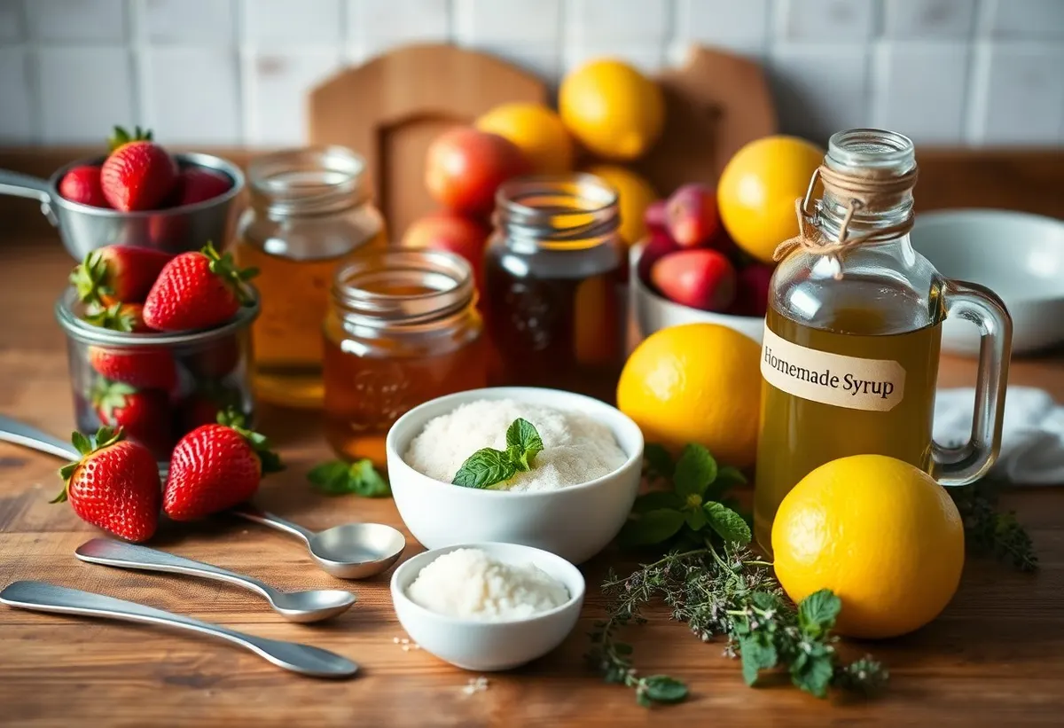 Quels ingrédients pour créer son propre sirop maison naturel ?