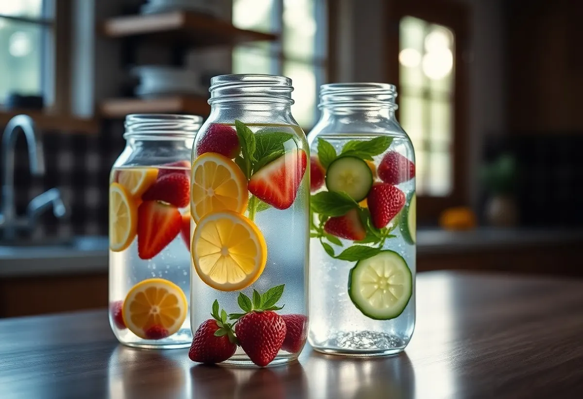 Eaux aromatisées maison - recettes saines et économiques